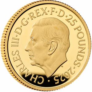 United Kingdom / Gold Quarter Ounce 2025 The Four Nations - obverse photo