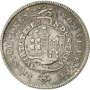 United Kingdom / Sixpence Token 1811 Bristol - obverse photo