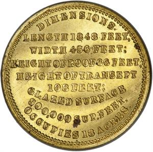 United Kingdom / Crystal Palace Medal 1851 - reverse photo