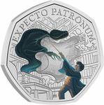 United Kingdom / Fifty Pence 2025 Harry Potter - Patronus / Coloured Reverse - reverse photo