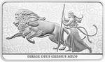 United Kingdom / Silver One Hundred Ounces Bar (2025) Una and the Lion - obverse photo