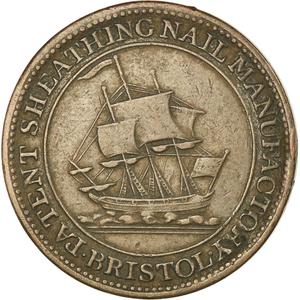 United Kingdom / Halfpenny Token 1811 Bristol - obverse photo