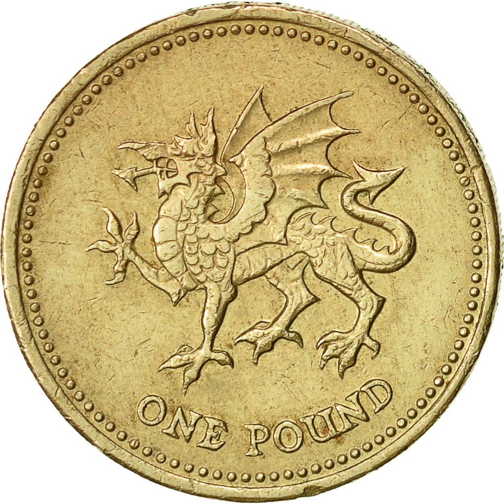 One Pound 1995 Dragon Coin From United Kingdom Online Coin Club