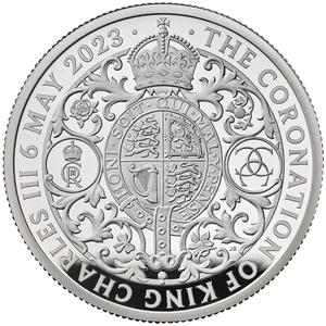 United Kingdom / Silver Two Ounces 2023 King Charles III Coronation - reverse photo