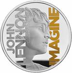 United Kingdom / Silver Ounce 2025 Music Legends - John Lennon - reverse photo