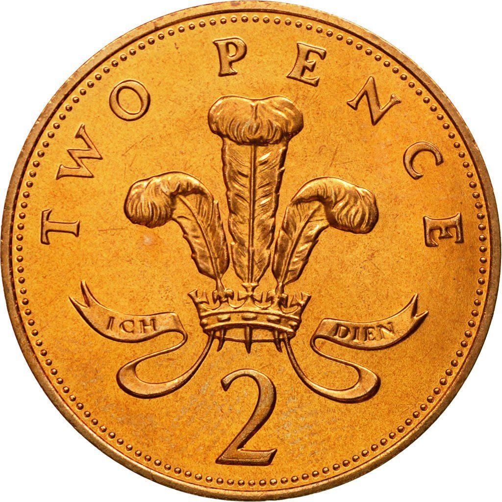Two Pence 1984 mint Sets Only Coin From United Kingdom Online Coin 
