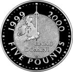 United Kingdom / Five Pounds 1999 Millennium - reverse photo