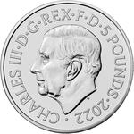 United Kingdom / Five Pounds 2022 In Memory of Queen Elizabeth II / In presentation card - obverse photo
