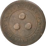 Penny Token 1813 James Atherton: Photo Coin, United Kingdom, Penny Token James Atherton 1813 / thumbnail