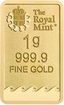United Kingdom / Gold Gram Bar - Britannia, Series 2 - reverse photo