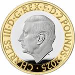 United Kingdom / Two Pounds 2025 George Orwell / Silver Proof FDC - obverse photo