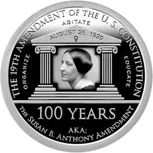 United States / Silver Ounce - 19th Amendment 100th Anniversary - reverse photo