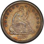 United States / Quarter Dollar 1867 Seated Liberty - obverse photo
