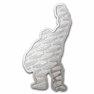 United States / Silver Ounce Shaped (2024) Godzilla vs Kong - Kong - obverse photo