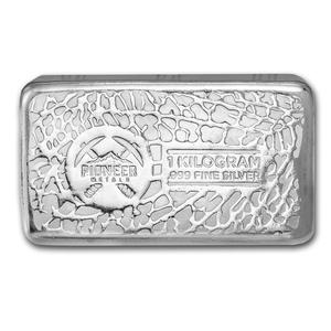 United States / Silver Kilo Pioneer Metals Cast Bar - obverse photo