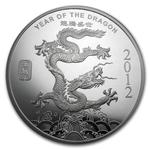 Silver Ten Ounces 2012 Year of the Dragon: Photo Coin, United States, Silver Ten Ounces 2012 Year of the Dragon / thumbnail