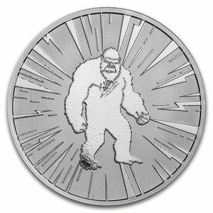 United States / Silver Ounce Round (2024) Godzilla vs Kong - Kong - reverse photo