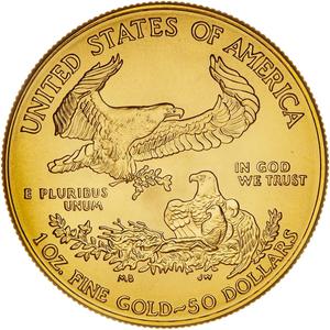 United States / Gold Ounce 2007 American Eagle - reverse photo