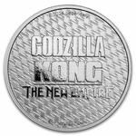 Silver Ounce Round (2024) Godzilla vs Kong - Kong, Coloured: Photo Coin, United States, Silver Ounce Round (2024) Godzilla vs Kong - Kong / thumbnail