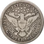 United States / Quarter Dollar 1898 Barber - reverse photo