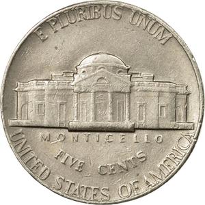 United States / Five Cents 1973 Jefferson Nickel - reverse photo