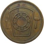 Penny Token 1861 Beulah Chapter Sumter South Carolina: Photo Coin, United States, Penny Token 1861 Beulah Chapter Sumter South Carolina / thumbnail