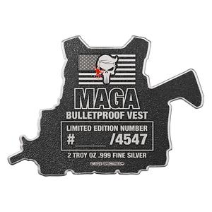 United States / Silver Two Ounces 2024 MAGA Bulletproof Vest - obverse photo