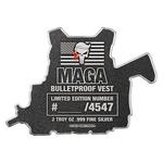 Silver Two Ounces 2024 MAGA Bulletproof Vest: Photo Coin, United States, Silver Two Ounces 2024 MAGA Bulletproof Vest / thumbnail