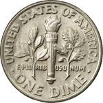 One Dime 1999 Roosevelt: Photo United States - Roosevelt Dime 1999 / thumbnail