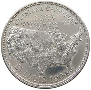 United States / Louisiana Purchase Medal 1904 - obverse photo