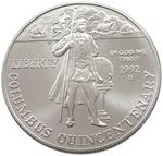 One Dollar 1992 Columbus: Photo Coin, United States, One Dollar 1992 Columbus / thumbnail