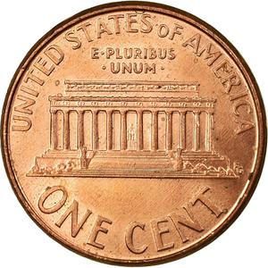United States / One Cent 2005 Lincoln Memorial - reverse photo