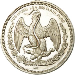 United States / Silver Ounce 1988 Emiliano Zapata - obverse photo