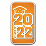 Silver Ounce 2022 Class of 2022 - Bar, Orange: Photo Coin, United States, Silver Ounce 2022 Class of 2022 - Bar, Orange / thumbnail