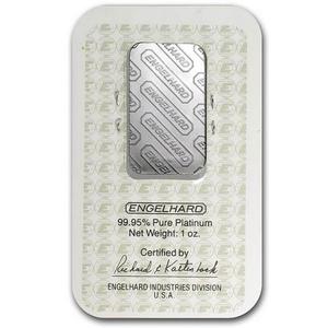 United States / Platinum Ounce Bar - Engelhard E - obverse photo