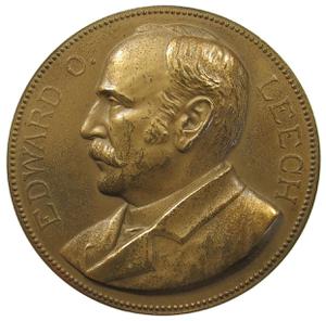 United States / Medal 1889 Edward Leech - reverse photo