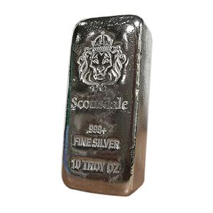 United States / Silver Ten Ounces Scottsdale Chunky Bar - obverse photo