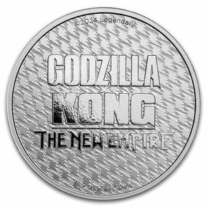 United States / Silver Ounce Round (2024) Godzilla vs Kong - Godzilla, Coloured - obverse photo