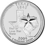 United States / Quarter Dollar 2004 Texas - reverse photo