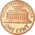 United States / One Cent 2005 Lincoln Memorial / Proof (San Francisco) - reverse photo