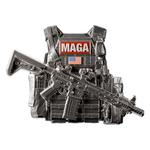 Silver Two Ounces 2024 MAGA Bulletproof Vest: Photo Coin, United States, Silver Two Ounces 2024 MAGA Bulletproof Vest / thumbnail