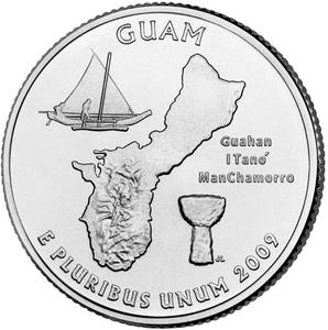 United States / Quarter Dollar 2009 Guam - reverse photo