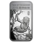 Silver Five Ounces 2016 Year of the Monkey - Bar: Photo Coin, United States, Silver Five Ounces 2016 Year of the Monkey - Bar / thumbnail