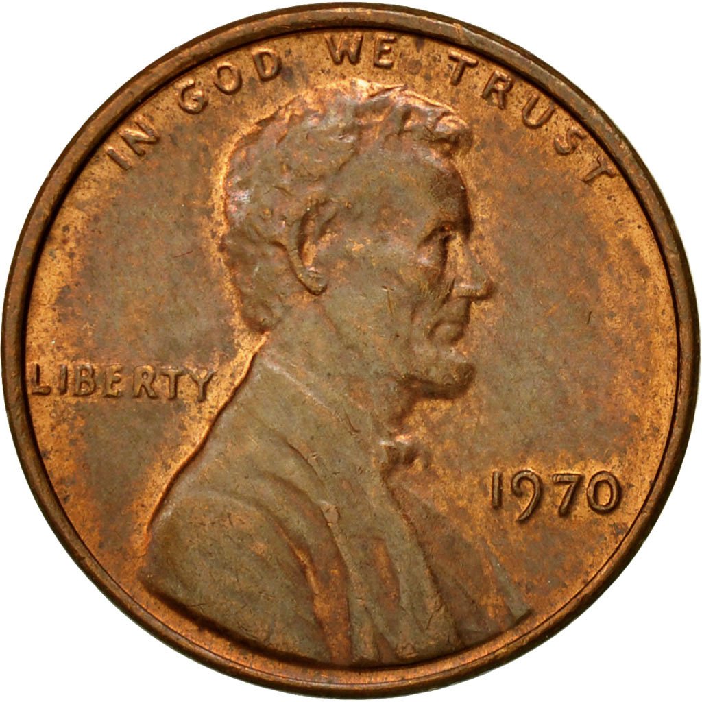 One Cent 1970 Lincoln Memorial Coin From United States Online Coin Club