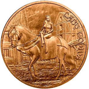 United States / Copper Ounce 2022 Medieval Legends - Lady Godiva - reverse photo