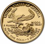 United States / Gold Tenth-Ounce 2007 American Eagle / Proof - reverse photo