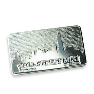 United States / Silver Ten Ounces 2017 Wall Street Mint Silver Bar - reverse photo