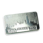 Silver Ten Ounces 2017 Wall Street Mint Silver Bar: Photo Coin, United States, Silver Ten Ounces - Wall Street Mint Silver Bar / thumbnail