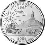 United States / Quarter Dollar 2006 Nebraska - reverse photo
