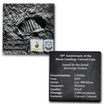 Silver Ounce 2019 Moon Landing, Domed: Photo Coin, United States, Silver Ounce 2019 Moon Landing / thumbnail